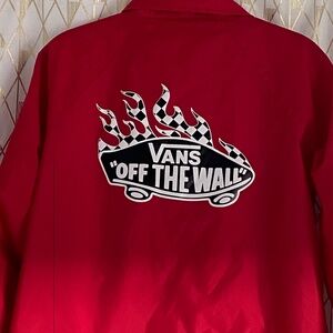 Sz  Small Vans Off the Wall Wind Breaker